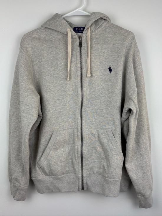 Ralph Lauren Other - Polo Ralph Lauren Light Gray Full-Zip Hoodie Sweatshirt Large EUC Preppy College